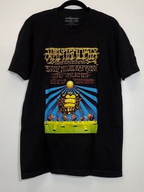 🆕 Jimi Hendrix Wolfgangs Black Graphic Short Sleeve Tee